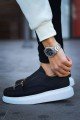 CH297 Verona Erkek Günlük Lastikli Tokalı Cilt Spor Sneaker Ayakkabı CBT - Siyah Erkek Ayakkabı CH297 Verona Erkek Günlük Lastikli Tokalı Cilt Spor Sneaker Ayakkabı CBT - Siyah – Chekich Erkek Ayakkabı