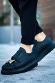 CH297 Verona Erkek Günlük Lastikli Tokalı Cilt Spor Sneaker Ayakkabı CST - Siyah Erkek Ayakkabı CH297 Verona Erkek Günlük Lastikli Tokalı Cilt Spor Sneaker Ayakkabı CST - Siyah – Chekich Erkek Ayakkabı