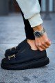 CH297 Verona Erkek Günlük Lastikli Tokalı Cilt Spor Sneaker Ayakkabı CST - Siyah Erkek Ayakkabı CH297 Verona Erkek Günlük Lastikli Tokalı Cilt Spor Sneaker Ayakkabı CST - Siyah – Chekich Erkek Ayakkabı