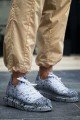 CH307 Tricot Erkek Günlük Bağcıklı Siyah Splush Baskılı Triko Spor Sneaker Ayakkabı TRT - Gri – Chekich Erkek Ayakkabı