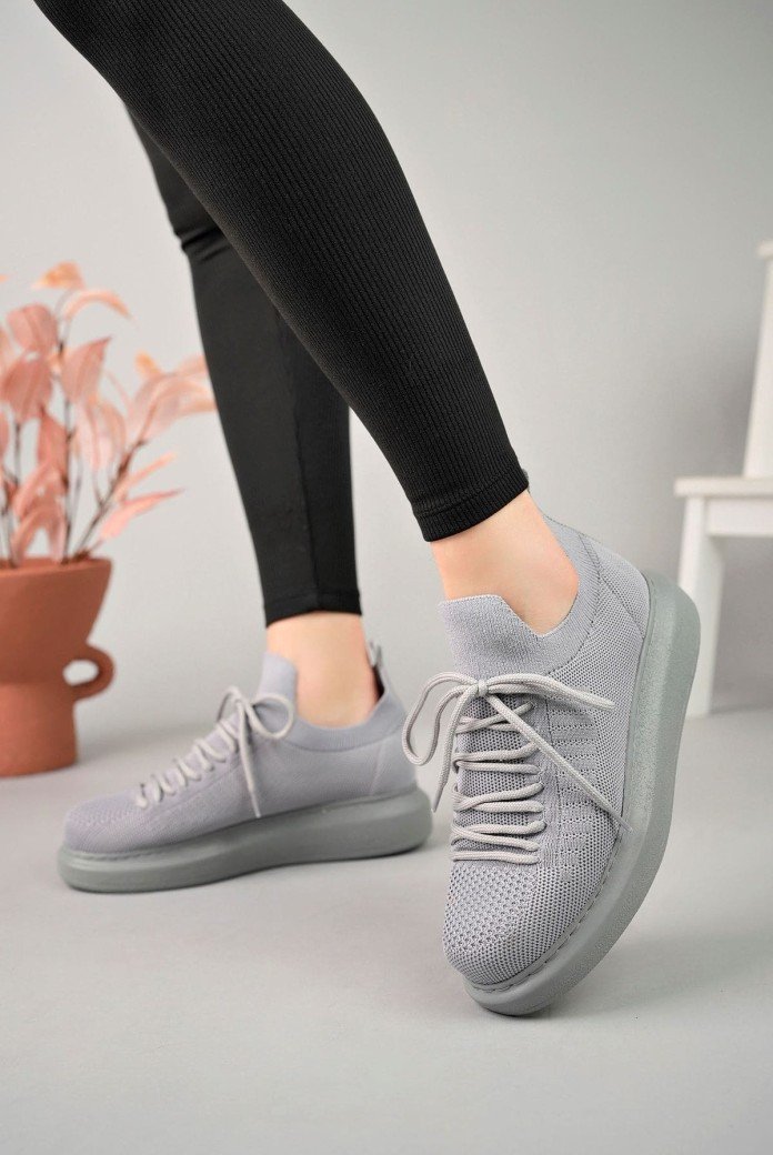 CH307 Tricot Erkek Günlük Bağcıklı Triko Spor Sneaker Ayakkabı TAT - Antrasit CH307 Tricot Erkek Günlük Bağcıklı Triko Spor Sneaker Ayakkabı TAT - Antrasit