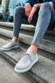 CH307 Tricot Erkek Günlük Bağcıklı Triko Spor Sneaker Ayakkabı TBT - Gri – Chekich Erkek Ayakkabı