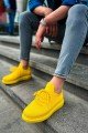 CH307 Tricot Erkek Günlük Bağcıklı Triko Spor Sneaker Ayakkabı TST - Sarı – Chekich Erkek Ayakkabı