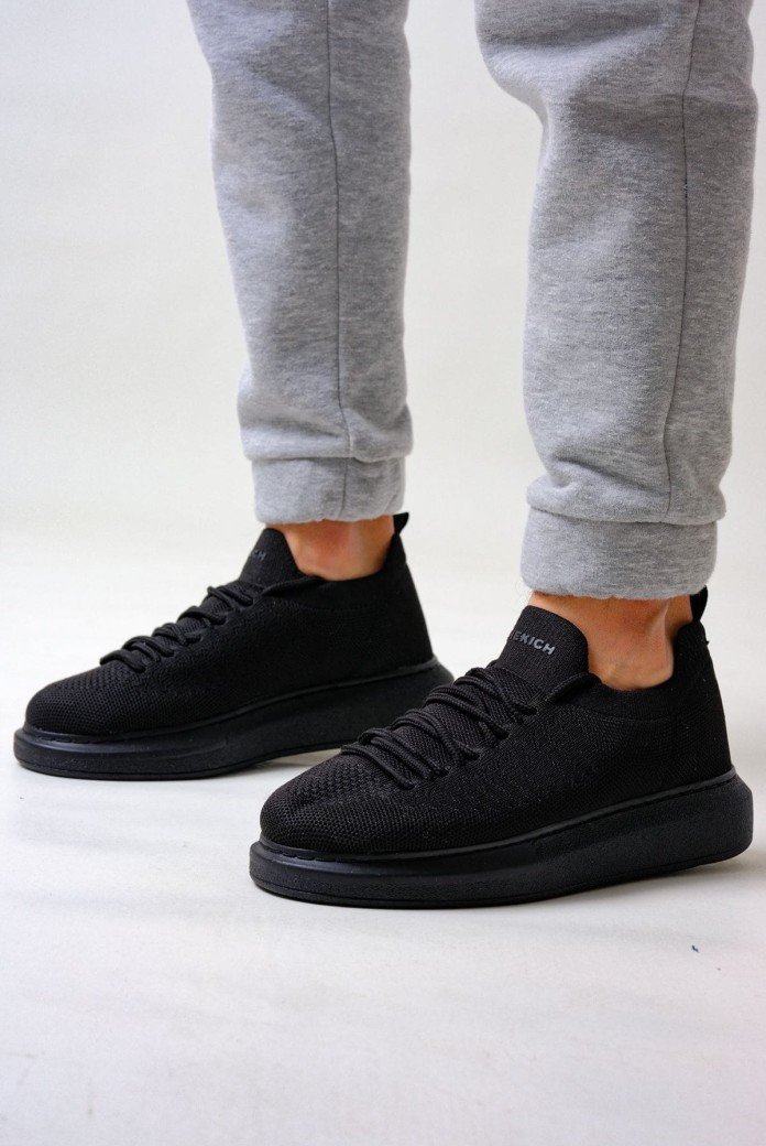 CH307 Tricot Erkek Günlük Bağcıklı Triko Spor Sneaker Ayakkabı TST - Siyah CH307 Tricot Erkek Günlük Bağcıklı Triko Spor Sneaker Ayakkabı TST - Siyah