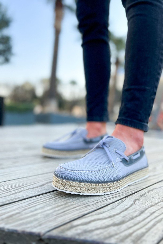 CH311 Espadril Erkek Günlük Bağcıklı Hasır Taban Triko Klasik Ayakkabı THT - Antrasit CH311 Espadril Erkek Günlük Bağcıklı Hasır Taban Triko Klasik Ayakkabı THT - Antrasit
