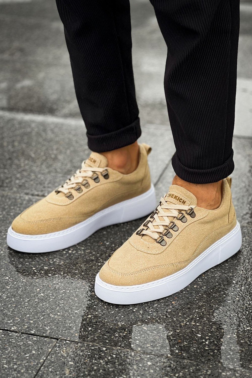 CH319 Stamina Erkek Günlük Bağcıklı Süet Spor Sneaker Ayakkabı SBT - Kum Erkek Ayakkabı CH319 Stamina Erkek Günlük Bağcıklı Süet Spor Sneaker Ayakkabı SBT - Kum – Chekich Erkek Ayakkabı