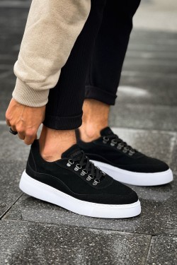 CH319 Stamina Erkek Günlük Bağcıklı Süet Spor Sneaker Ayakkabı SBT - Siyah CH319 Stamina Erkek Günlük Bağcıklı Süet Spor Sneaker Ayakkabı SBT - Siyah