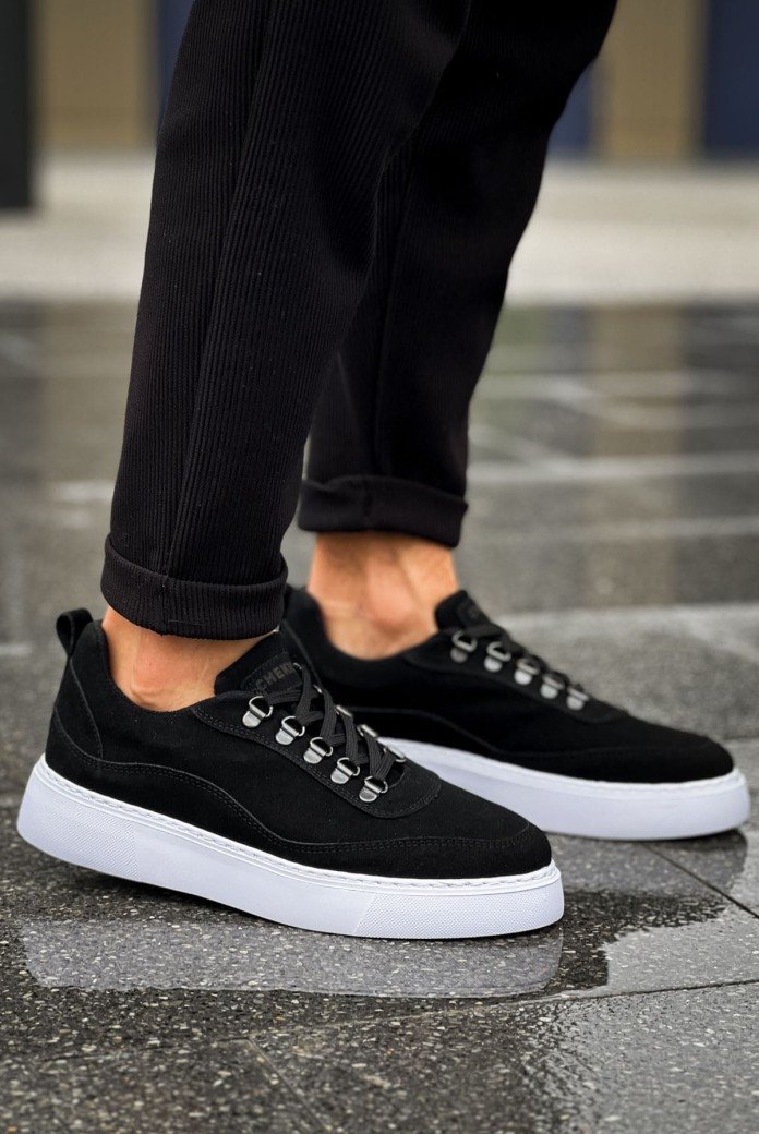 CH319 Stamina Erkek Günlük Bağcıklı Süet Spor Sneaker Ayakkabı SBT - Siyah CH319 Stamina Erkek Günlük Bağcıklı Süet Spor Sneaker Ayakkabı SBT - Siyah
