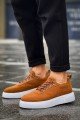 CH319 Stamina Erkek Günlük Bağcıklı Süet Spor Sneaker Ayakkabı SBT - Taba