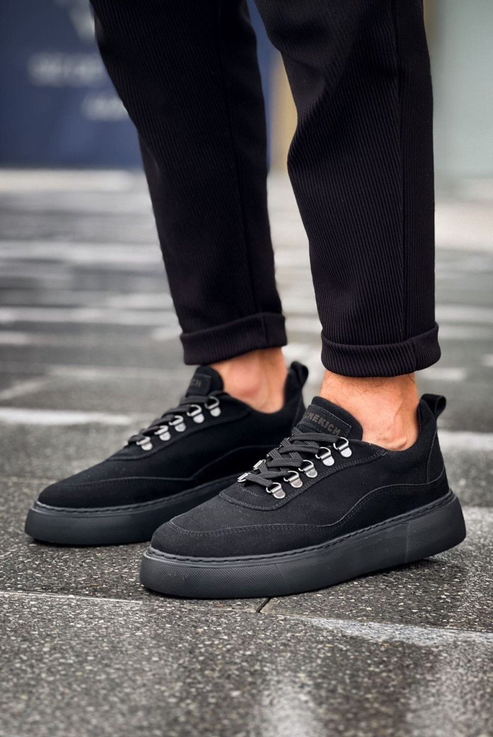 CH319 Stamina Erkek Günlük Bağcıklı Süet Spor Sneaker Ayakkabı SST - Siyah CH319 Stamina Erkek Günlük Bağcıklı Süet Spor Sneaker Ayakkabı SST - Siyah