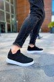 CH411 Craig Erkek Günlük Bağcıksız Triko Spor Sneaker Ayakkabı TBT - Siyah Erkek Ayakkabı CH411 Craig Erkek Günlük Bağcıksız Triko Spor Sneaker Ayakkabı TBT - Siyah – Chekich Erkek Ayakkabı