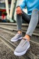 CH413 Crew Erkek Günlük Bağcıklı Triko Spor Sneaker Ayakkabı TBT - Antrasit – Chekich Erkek Ayakkabı