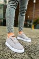 CH413 Crew Erkek Günlük Bağcıklı Triko Spor Sneaker Ayakkabı TBT - Antrasit – Chekich Erkek Ayakkabı