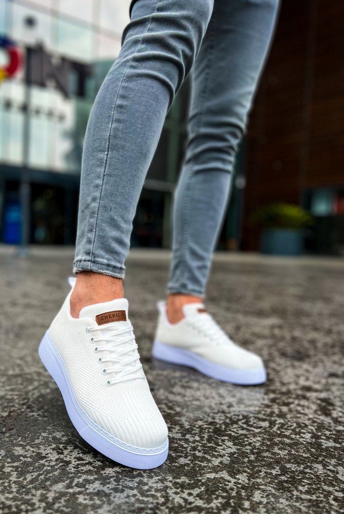 CH413 Crew Erkek Günlük Bağcıklı Triko Spor Sneaker Ayakkabı TBT - Beyaz CH413 Crew Erkek Günlük Bağcıklı Triko Spor Sneaker Ayakkabı TBT - Beyaz