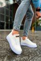 CH413 Crew Erkek Günlük Bağcıklı Triko Spor Sneaker Ayakkabı TBT - Beyaz Erkek Ayakkabı CH413 Crew Erkek Günlük Bağcıklı Triko Spor Sneaker Ayakkabı TBT - Beyaz – Chekich Erkek Ayakkabı