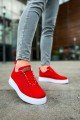 CH413 Crew Erkek Günlük Bağcıklı Triko Spor Sneaker Ayakkabı TBT - Kırmızı Erkek Ayakkabı CH413 Crew Erkek Günlük Bağcıklı Triko Spor Sneaker Ayakkabı TBT - Kırmızı – Chekich Erkek Ayakkabı