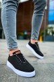 CH413 Crew Erkek Günlük Bağcıklı Triko Spor Sneaker Ayakkabı TBT - Siyah Erkek Ayakkabı CH413 Crew Erkek Günlük Bağcıklı Triko Spor Sneaker Ayakkabı TBT - Siyah – Chekich Erkek Ayakkabı