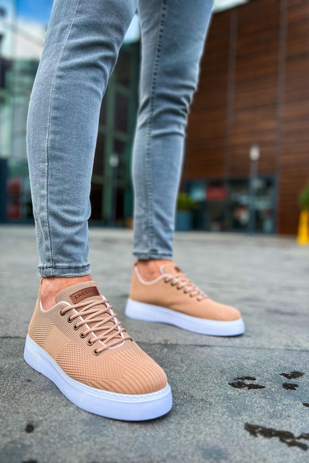 CH413 Crew Erkek Günlük Bağcıklı Triko Spor Sneaker Ayakkabı TBT - Taba Erkek Ayakkabı CH413 Crew Erkek Günlük Bağcıklı Triko Spor Sneaker Ayakkabı TBT - Taba – Chekich Erkek Ayakkabı