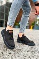 CH413 Crew Erkek Günlük Bağcıklı Triko Spor Sneaker Ayakkabı TST - Siyah Erkek Ayakkabı CH413 Crew Erkek Günlük Bağcıklı Triko Spor Sneaker Ayakkabı TST - Siyah – Chekich Erkek Ayakkabı