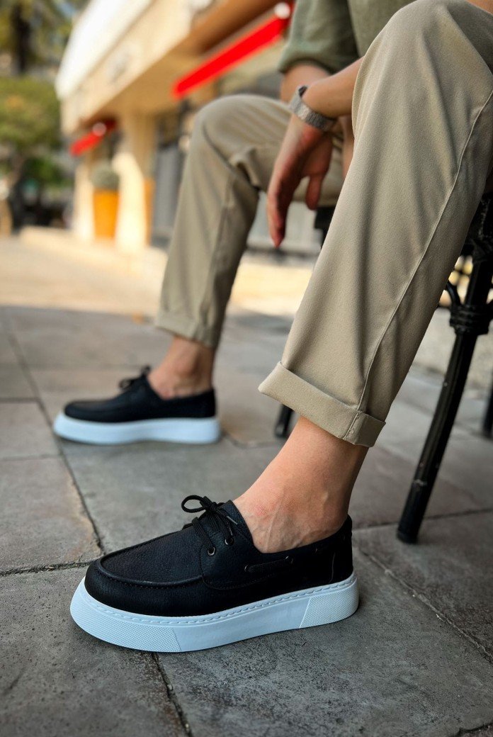 CH419 Torrini Erkek Günlük Bağcıklı Cilt Klasik Ayakkabı CBT - Siyah CH419 Torrini Erkek Günlük Bağcıklı Cilt Klasik Ayakkabı CBT - Siyah