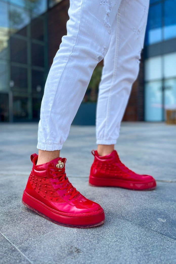 CH973 Majesty Erkek Spor Günlük Bağcıklı Rugan Bot RKT - Kırmızı CH973 Majesty Erkek Spor Günlük Bağcıklı Rugan Bot RKT - Kırmızı