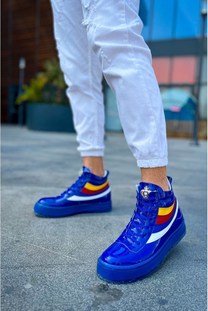 CH973 Majesty Erkek Spor Günlük Bağcıklı Rugan Bot RMT - Mavi