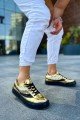 CH975 Majesty Erkek Günlük Bağcıklı Rugan Spor Sneaker Ayakkabı RST - Gold Erkek Ayakkabı CH975 Majesty Erkek Günlük Bağcıklı Rugan Spor Sneaker Ayakkabı RST - Gold – Chekich Erkek Ayakkabı