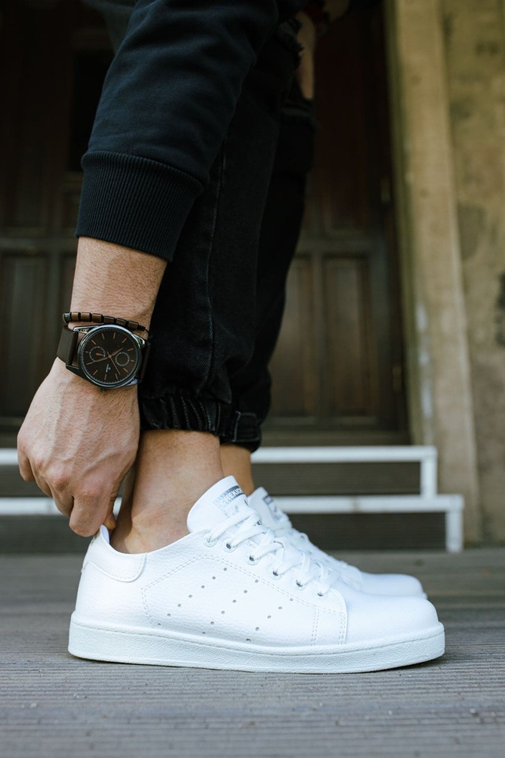 CH977 Tennis Erkek Günlük Bağcıklı Cilt Spor Sneaker Ayakkabı CBT - Beyaz Erkek Ayakkabı CH977 Tennis Erkek Günlük Bağcıklı Cilt Spor Sneaker Ayakkabı CBT - Beyaz – Chekich Erkek Ayakkabı