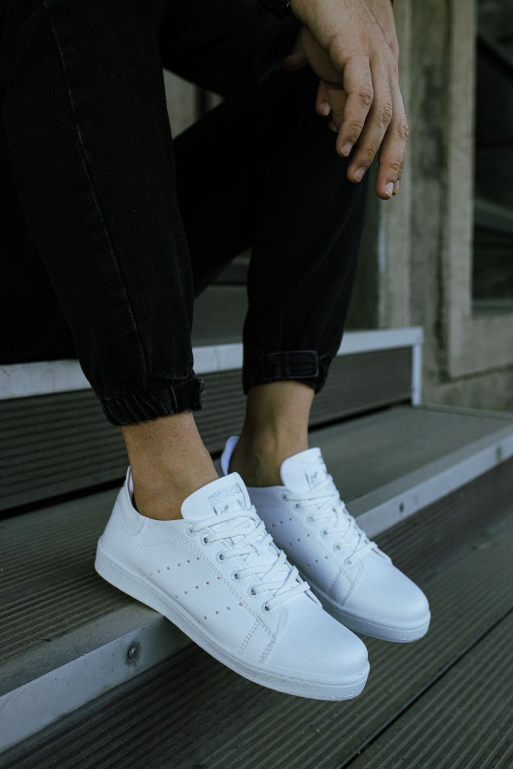 CH977 Tennis Erkek Günlük Bağcıklı Cilt Spor Sneaker Ayakkabı CBT - Beyaz Erkek Ayakkabı CH977 Tennis Erkek Günlük Bağcıklı Cilt Spor Sneaker Ayakkabı CBT - Beyaz – Chekich Erkek Ayakkabı