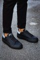 CH983 Tennis Erkek Günlük Bağcıklı Cilt Spor Sneaker Ayakkabı CST - Siyah/Beyaz Erkek Ayakkabı CH983 Tennis Erkek Günlük Bağcıklı Cilt Spor Sneaker Ayakkabı CST - Siyah/Beyaz – Chekich Erkek Ayakkabı