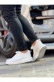 CH987 Second Edition Erkek Günlük Bağcıklı Cilt Spor Sneaker Ayakkabı CBT - Beyaz – Chekich Erkek Ayakkabı