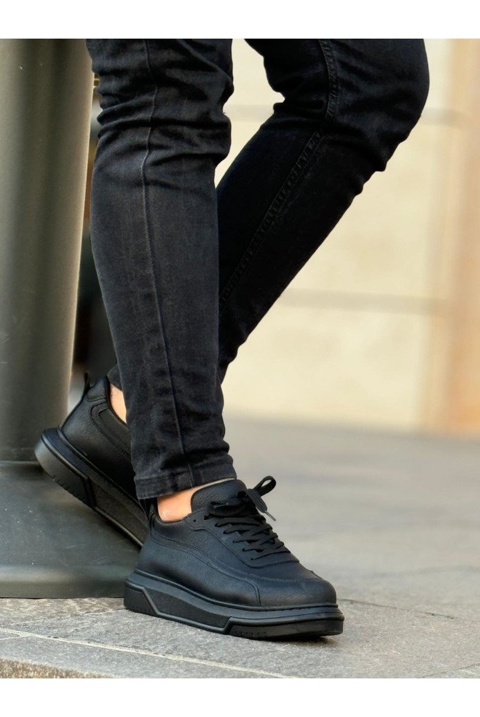 CH987 Second Edition Erkek Günlük Bağcıklı Cilt Spor Sneaker Ayakkabı CST - Siyah CH987 Second Edition Erkek Günlük Bağcıklı Cilt Spor Sneaker Ayakkabı CST - Siyah