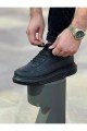 CH987 Second Edition Erkek Günlük Bağcıklı Cilt Spor Sneaker Ayakkabı CST - Siyah – Chekich Erkek Ayakkabı