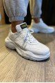 KN-N75 Erkek Günlük Bağcıklı Kapitone Desenli Cilt Spor Sneaker Ayakkabı CBT - Beyaz Erkek Ayakkabı KN-N75 Erkek Günlük Bağcıklı Kapitone Desenli Cilt Spor Sneaker Ayakkabı CBT - Beyaz – Knack Erkek Ayakkabı