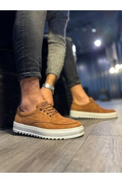 KN-T12 Erkek Günlük Bağcıklı Süet Klasik Ayakkabı SBT - Taba KN-T12 Erkek Günlük Bağcıklı Süet Klasik Ayakkabı SBT - Taba