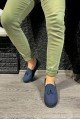 KN007 Erkek Günlük Bağcıksız Loafer Corcik Süet Klasik Ayakkabı SST - Mavi – Knack Erkek Ayakkabı
