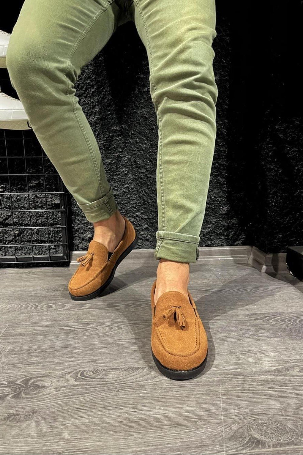 KN007 Erkek Günlük Bağcıksız Loafer Corcik Süet Klasik Ayakkabı SST - Taba Erkek Ayakkabı KN007 Erkek Günlük Bağcıksız Loafer Corcik Süet Klasik Ayakkabı SST - Taba – Knack Erkek Ayakkabı