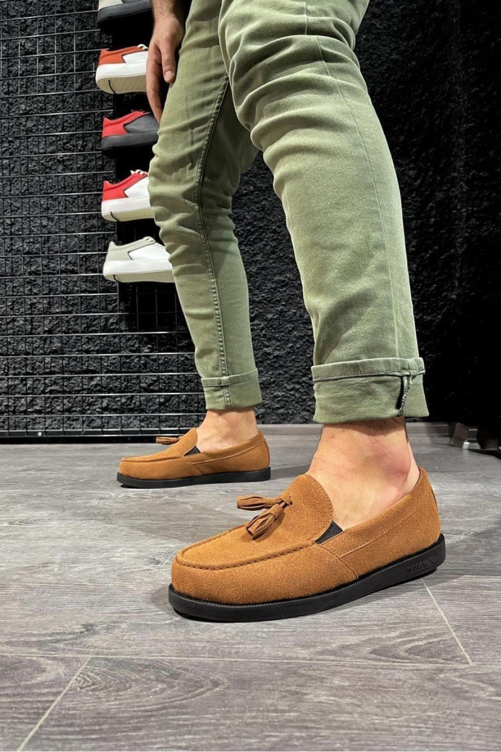 KN007 Erkek Günlük Bağcıksız Loafer Corcik Süet Klasik Ayakkabı SST - Taba Erkek Ayakkabı KN007 Erkek Günlük Bağcıksız Loafer Corcik Süet Klasik Ayakkabı SST - Taba – Knack Erkek Ayakkabı
