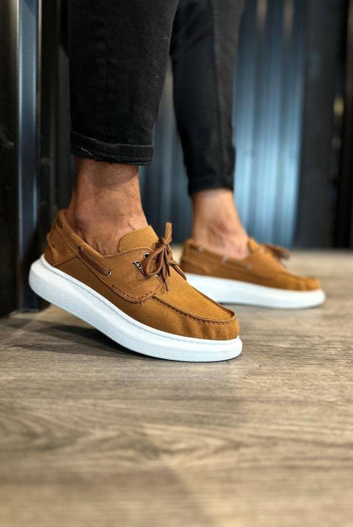 KN009 Erkek Günlük Bağcıklı Süet Klasik Ayakkabı SBT - Taba KN009 Erkek Günlük Bağcıklı Süet Klasik Ayakkabı SBT - Taba