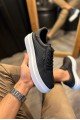 KN013 Erkek Günlük Bağcıklı Cilt Spor Sneaker Ayakkabı CBT - Siyah Erkek Ayakkabı KN013 Erkek Günlük Bağcıklı Cilt Spor Sneaker Ayakkabı CBT - Siyah – Knack Erkek Ayakkabı