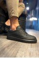KN013 Erkek Günlük Bağcıklı Cilt Spor Sneaker Ayakkabı CST - Siyah Erkek Ayakkabı KN013 Erkek Günlük Bağcıklı Cilt Spor Sneaker Ayakkabı CST - Siyah – Knack Erkek Ayakkabı