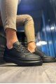 KN013 Erkek Günlük Bağcıklı Cilt Spor Sneaker Ayakkabı CST - Siyah Erkek Ayakkabı KN013 Erkek Günlük Bağcıklı Cilt Spor Sneaker Ayakkabı CST - Siyah – Knack Erkek Ayakkabı