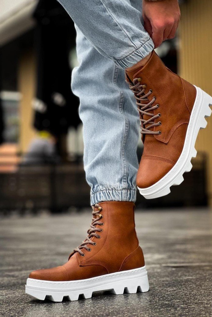 KN023 Erkek Spor Günlük Bağcıklı Cilt Bot CBT - Taba KN023 Erkek Spor Günlük Bağcıklı Cilt Bot CBT - Taba