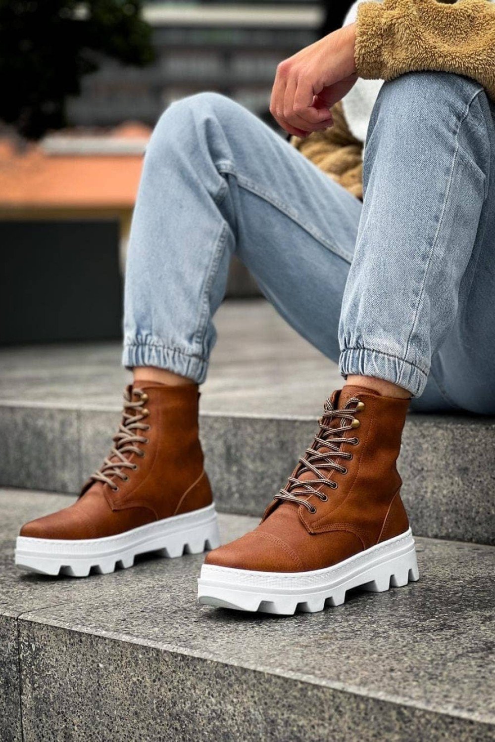 KN023 Erkek Spor Günlük Bağcıklı Cilt Bot CBT - Taba Erkek Ayakkabı KN023 Erkek Spor Günlük Bağcıklı Cilt Bot CBT - Taba – Knack Erkek Ayakkabı