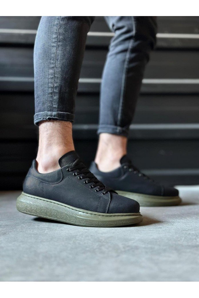 KN041 Erkek Günlük Bağcıklı Tırtıklı Cilt Spor Sneaker Ayakkabı CHT - Siyah KN041 Erkek Günlük Bağcıklı Tırtıklı Cilt Spor Sneaker Ayakkabı CHT - Siyah