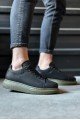 KN041 Erkek Günlük Bağcıklı Tırtıklı Cilt Spor Sneaker Ayakkabı CHT - Siyah Erkek Ayakkabı KN041 Erkek Günlük Bağcıklı Tırtıklı Cilt Spor Sneaker Ayakkabı CHT - Siyah – Knack Erkek Ayakkabı