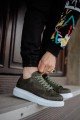 KN044 Erkek Günlük Bağcıklı Cilt Spor Sneaker Ayakkabı CBT - Haki Erkek Ayakkabı KN044 Erkek Günlük Bağcıklı Cilt Spor Sneaker Ayakkabı CBT - Haki – Knack Erkek Ayakkabı