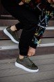 KN044 Erkek Günlük Bağcıklı Cilt Spor Sneaker Ayakkabı CBT - Haki Erkek Ayakkabı KN044 Erkek Günlük Bağcıklı Cilt Spor Sneaker Ayakkabı CBT - Haki – Knack Erkek Ayakkabı