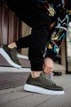 KN044 Erkek Günlük Bağcıklı Cilt Spor Sneaker Ayakkabı CBT - Haki Erkek Ayakkabı KN044 Erkek Günlük Bağcıklı Cilt Spor Sneaker Ayakkabı CBT - Haki – Knack Erkek Ayakkabı
