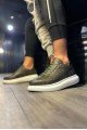 KN044 Erkek Günlük Bağcıklı Desenli Cilt Spor Sneaker Ayakkabı CBT - Haki Erkek Ayakkabı KN044 Erkek Günlük Bağcıklı Desenli Cilt Spor Sneaker Ayakkabı CBT - Haki – Knack Erkek Ayakkabı